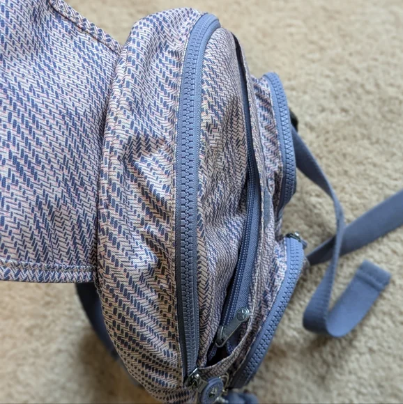 Kipling Live.Light Lovebug Backpack Blue and Pink - Picture 8 of 17